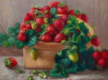 Теплые воспоминания о детстве. Лукошко клубники