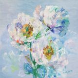 Садовые маки. Белый флёр