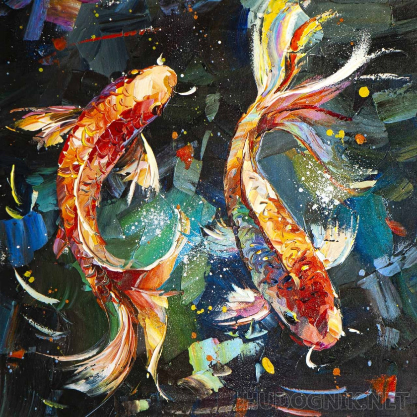 Карпы Кои. Символы благополучия