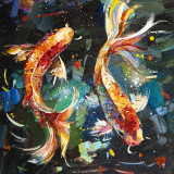 Carpas koi. Símbolos de prosperidad