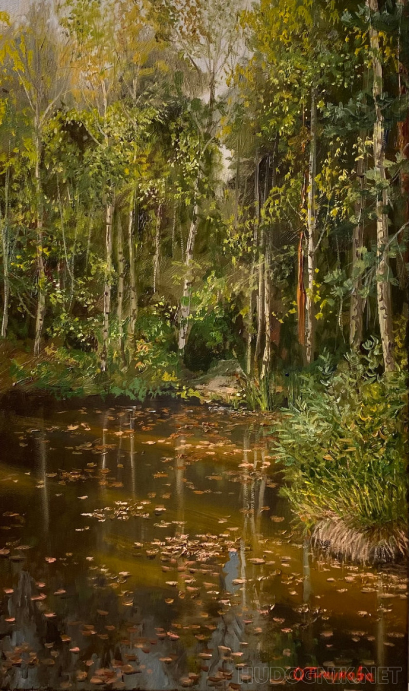 Лесное озеро, начало сентября