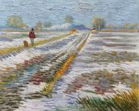 (Копия) Винсента Ван Гога «Снежный пейзаж»