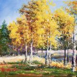 Oro otoñal y azul N3