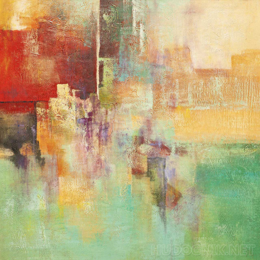 Закат солнца над мегаполисом