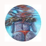 Девушка в оранжевом