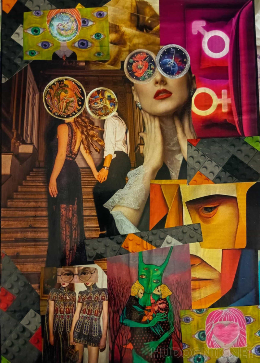 Иллюзия времени (коллаж)