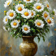 Ромашки в вазе