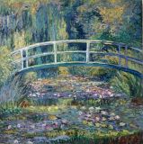 Копия картины К.Моне" Кувшинки и японский мостик"