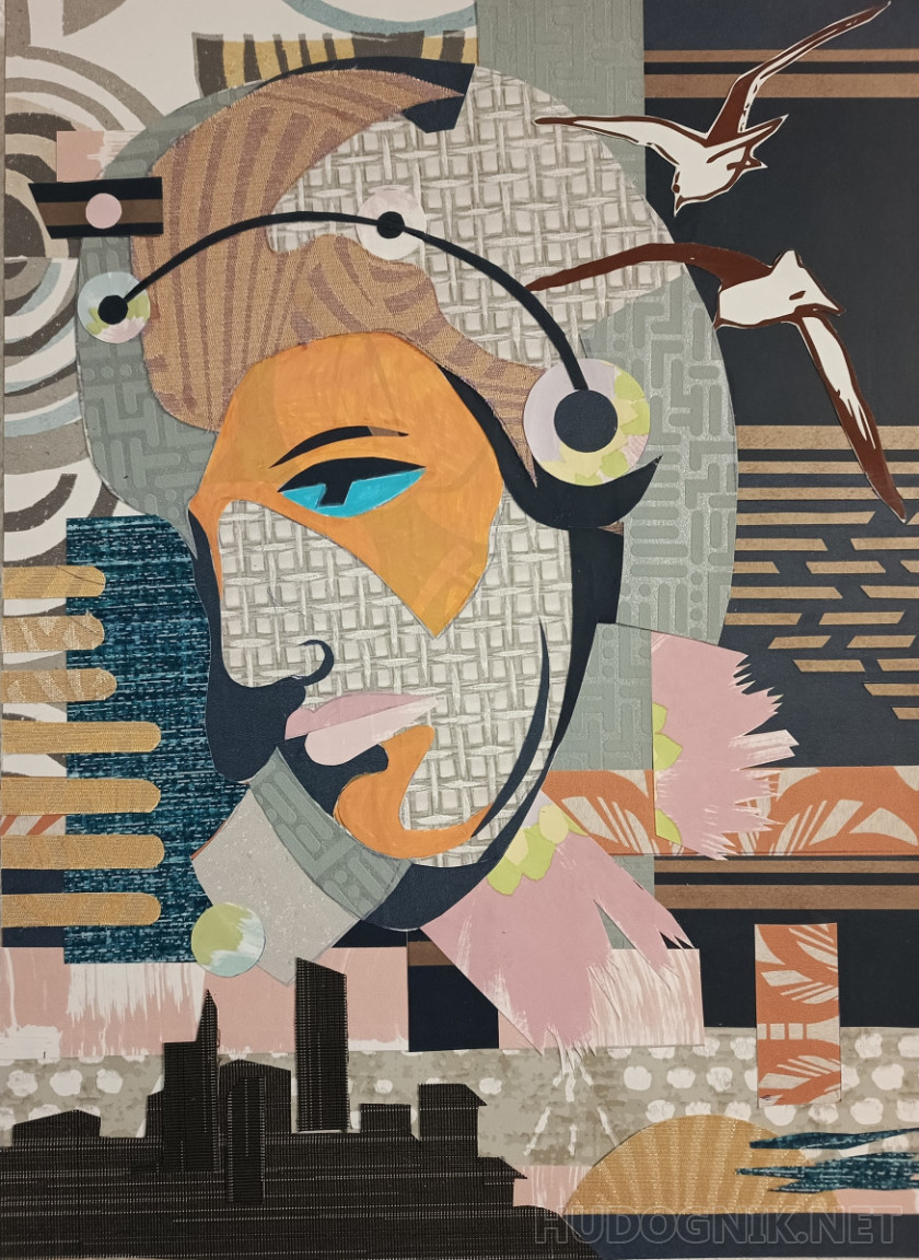 Отпуск закончился. Коллаж.