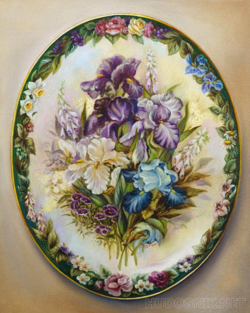 Цветы ирисы