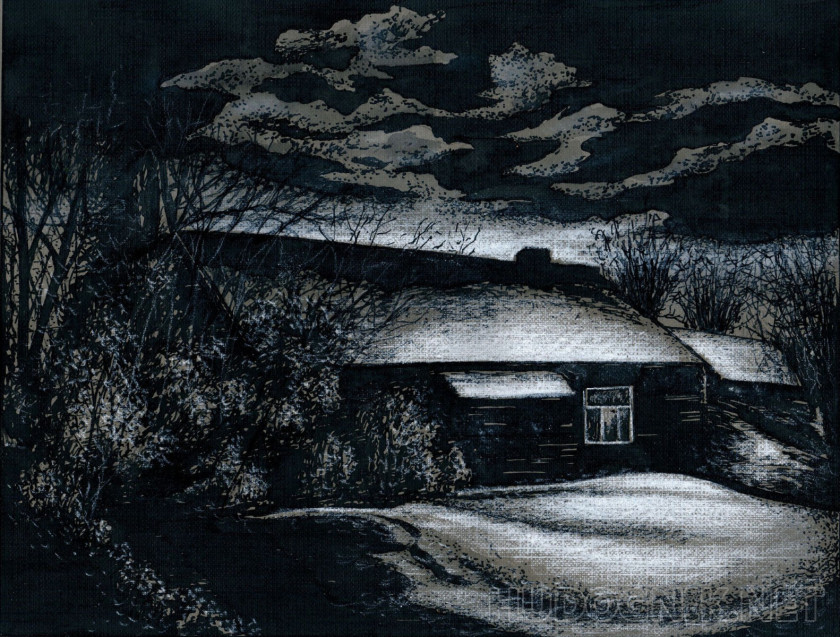 Среди зимы 40