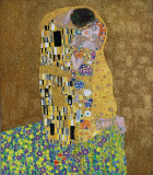 Copy of the painting. G. Klimt &quot;The Kiss&quot;