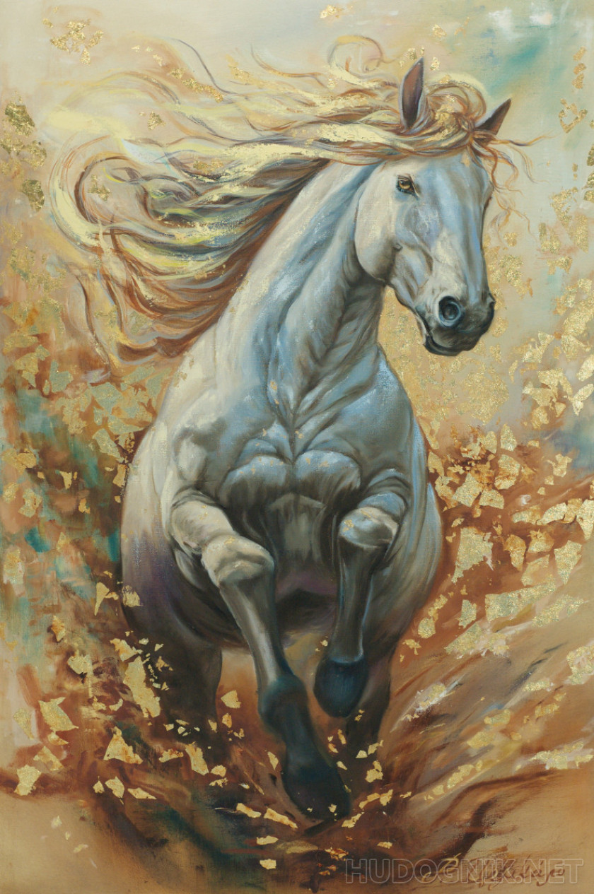 Моя  белая лошадь