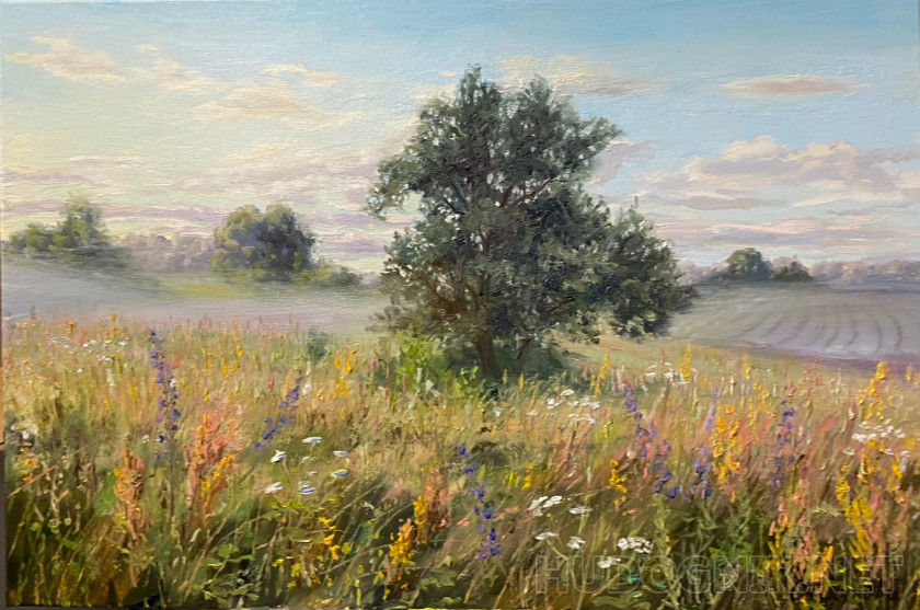 Дымка рассветная тает