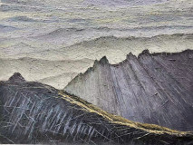 Mountains. Dawn embraces the peaks