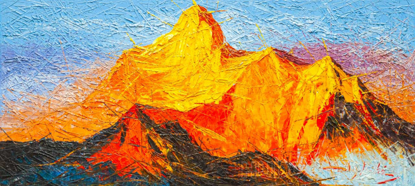 Закат в горах