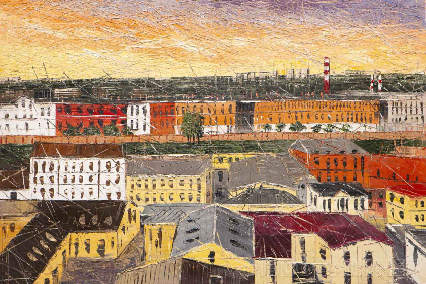 В объятиях вечернего света. Закат в Туле