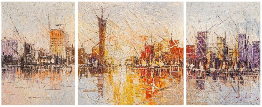 Мегаполис в лучах рассвета