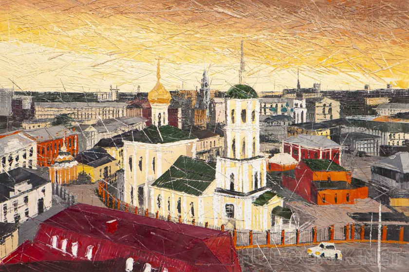 The warmth of sunset. The soul of Tula - the Church of the Intercession