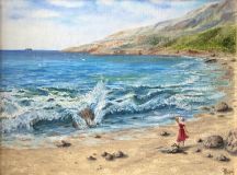 And I'm standing alone on the shore.