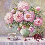 Mañana con peonías