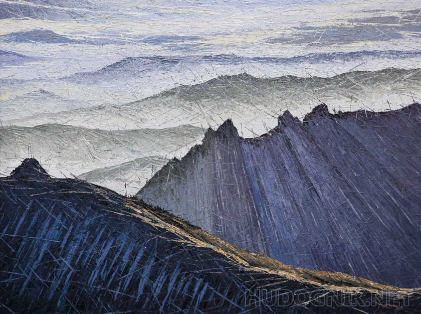 Горы. Рассвет обнимает вершины