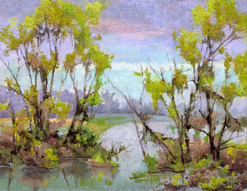 Весна на реке.