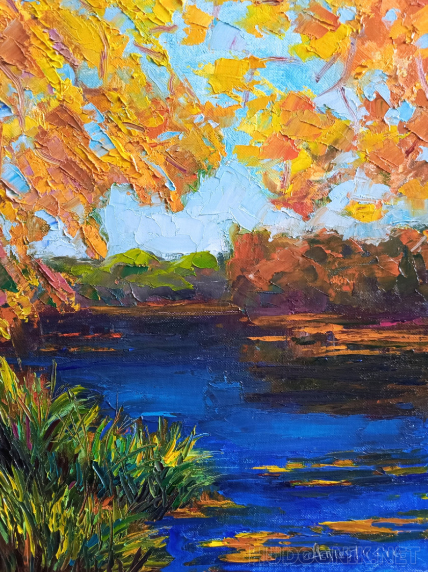 Dia de otoño en el lago