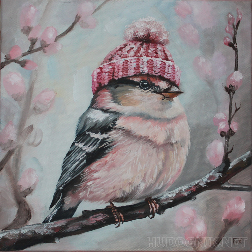 Зимняя птичка