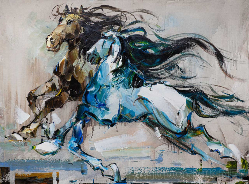 Duet of Freedom. Running towards the wind