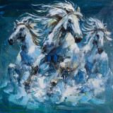 Horses. Running Light