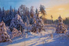 Crystal snow flickering