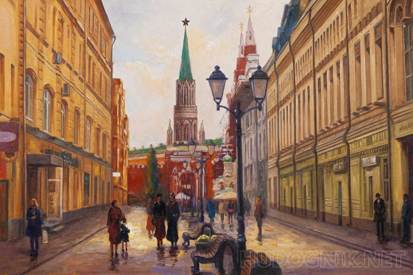 Прогулка по Никольской. Картины повседневной жизни