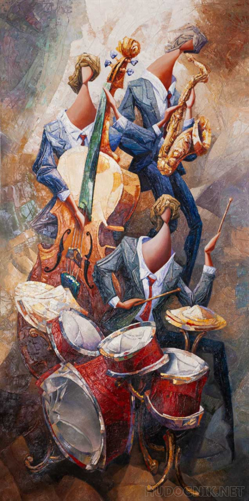 Вольная копия картины Натана Брутского по фото заказчика