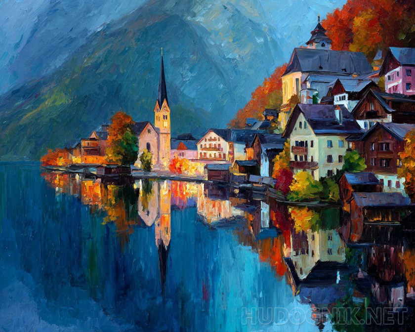 Огни у озера