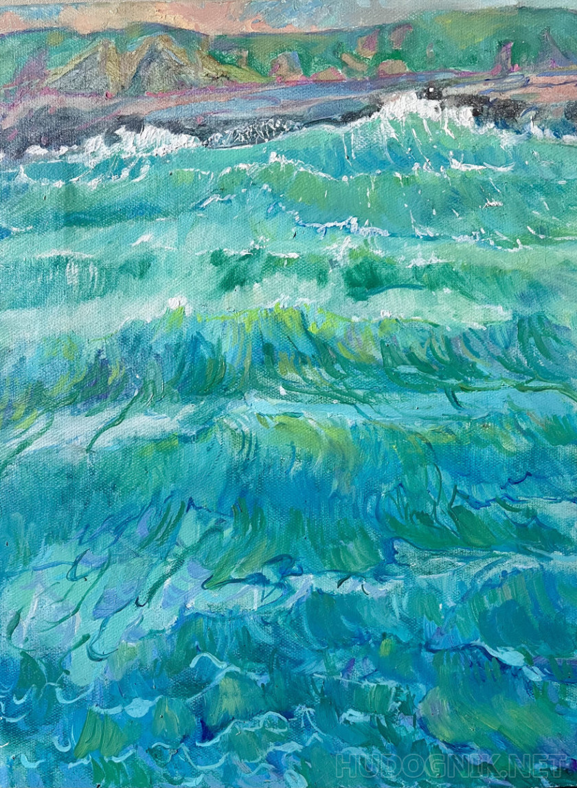 Вид с другой стороны моря