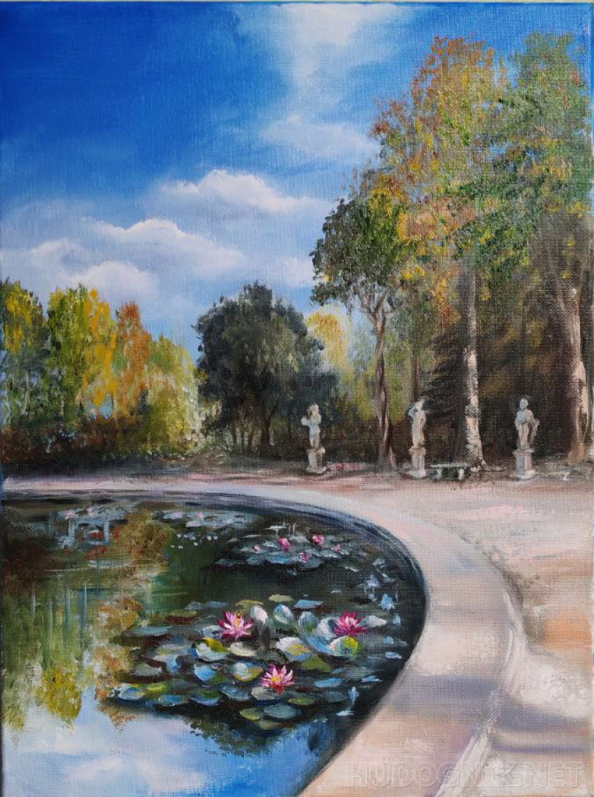 Лотосы в саду Тюильри