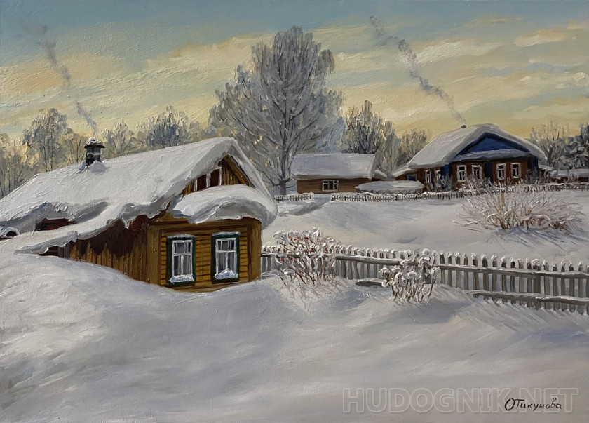 Снегом замело