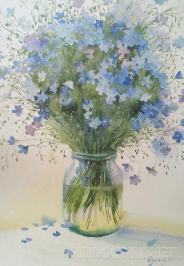 Картина Лен. Размеры: 50,5x70,5, Год: 2017, Цена: 20000 рублей Художник ...