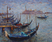 Gondolas.