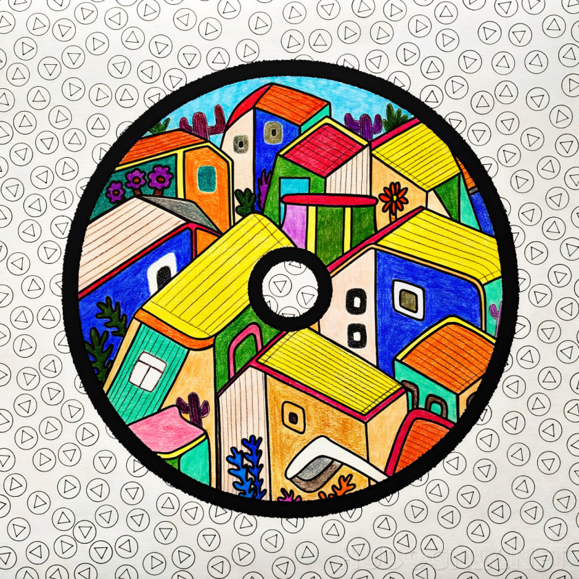 Super Lovin’ A1 Яркий архитектурный городской пейзаж