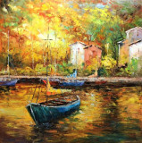 Landscapes of Italy. Milano-Marittima Canals