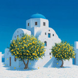 Sal de Santorini, mar y limones