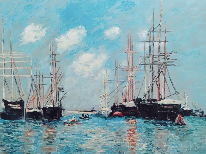 Копия Моне Порт в Амстердаме