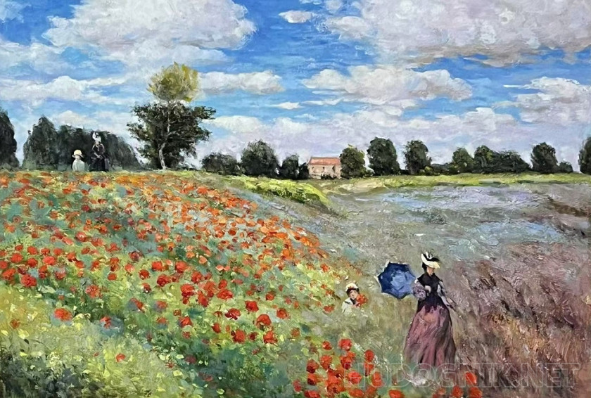 (копия) Клода Моне «Поле маков у Аржантея»