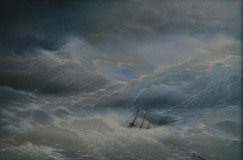 Free copy of the painting of Ivan Aivazovsky &quot;the Wave&quot;