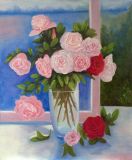 Букет розовы роз