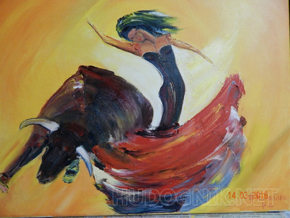 Картина Страсть. Размеры: 40x30, Цена: 10000 рублей Художник Морозова Елена