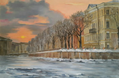 Saint Petersburg in winter