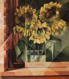 Sunflowers. Post-kubofuturizm